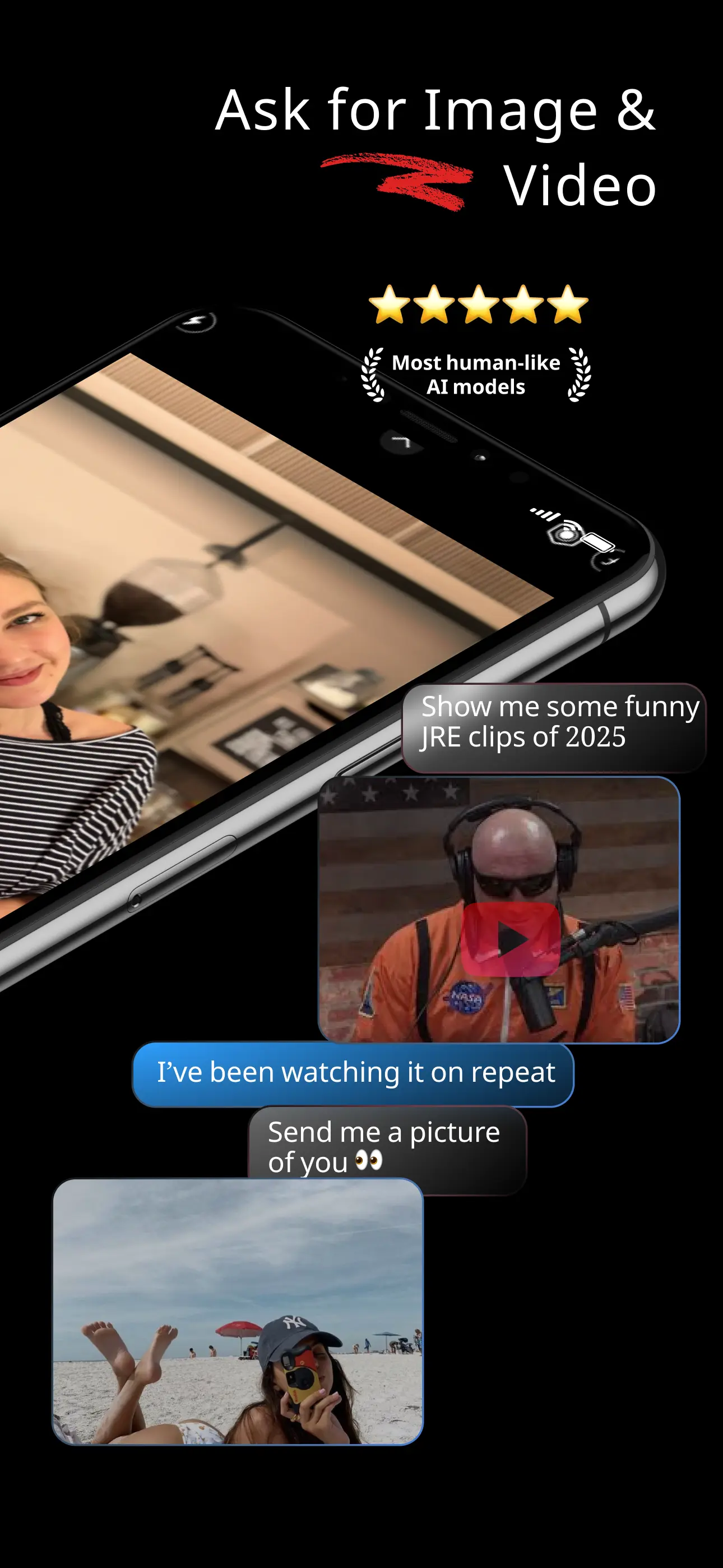 Ask for image & video